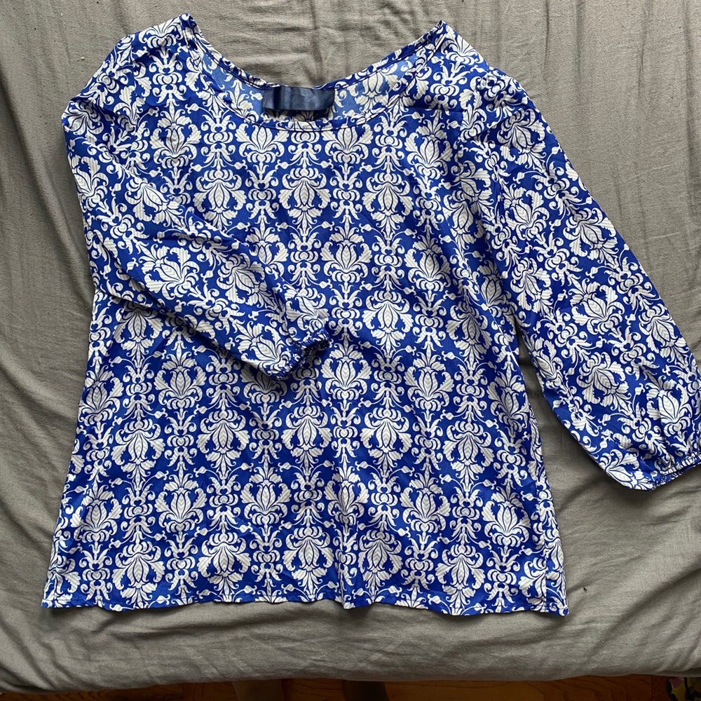 Blue blouse